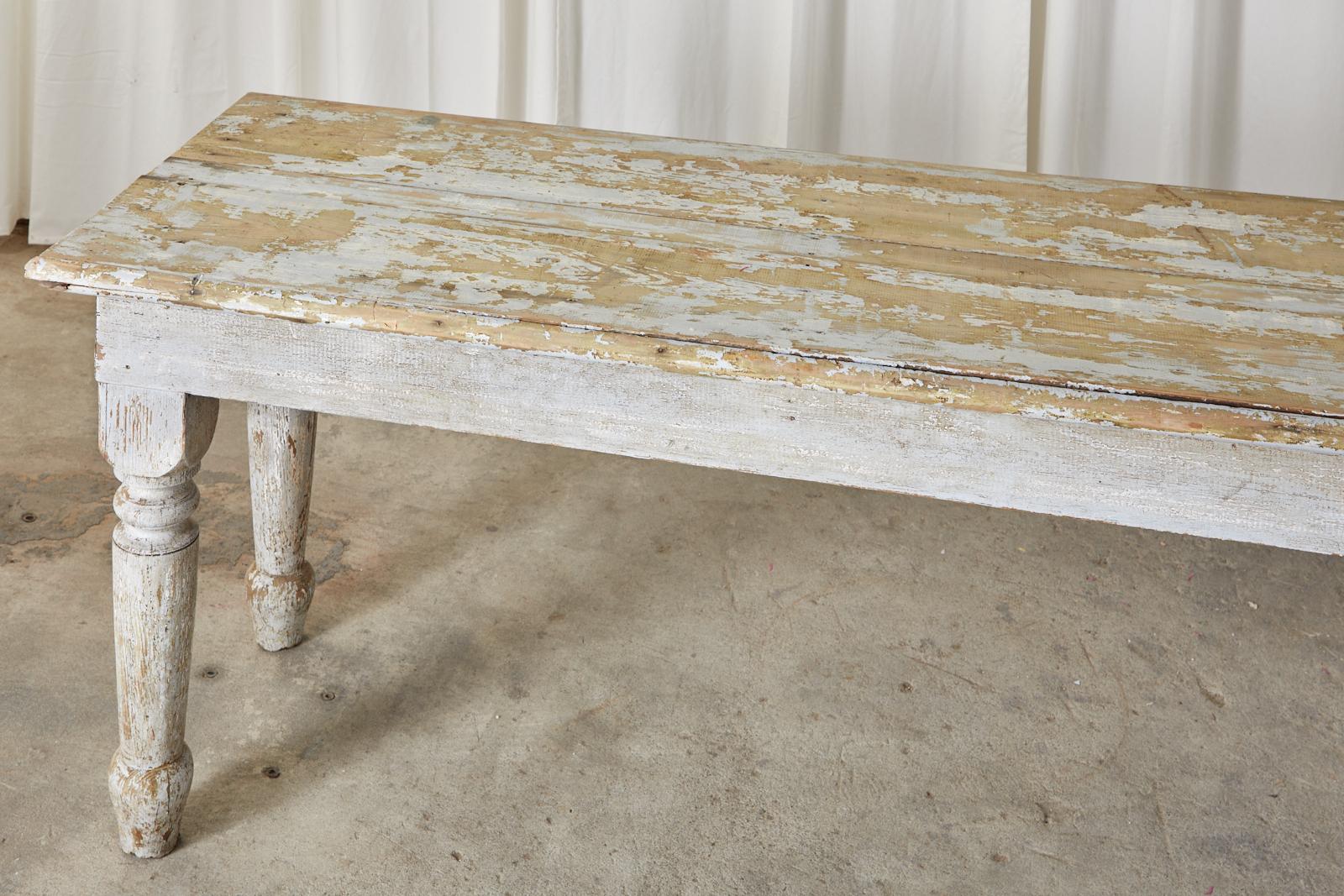 19th Century Country French Provincial Farmhouse Table 2