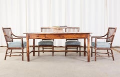 19th Century Country French Provincial Fruitwood Farmhouse Dining Table