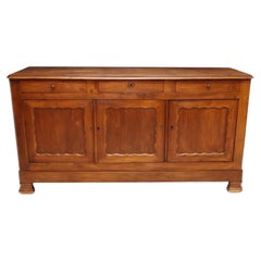 Antique 19th Century Country French Provincial Fruitwood Sideboard 