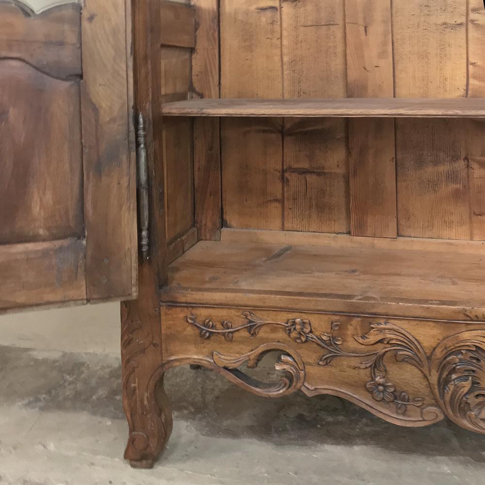 19th Century Country French Provincial Fruitwood Vitrine, Bookcase 3