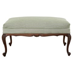 19th Century Country French Provincial Mahogany Bench Seat