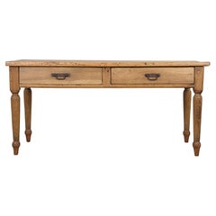 19th Century Country French Provincial Mixed Wood Farmhouse Table
