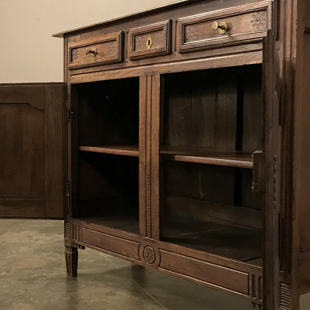 19th Century Country French Provincial Oak Buffet 4