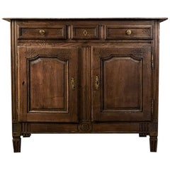 19th Century Country French Provincial Oak Buffet