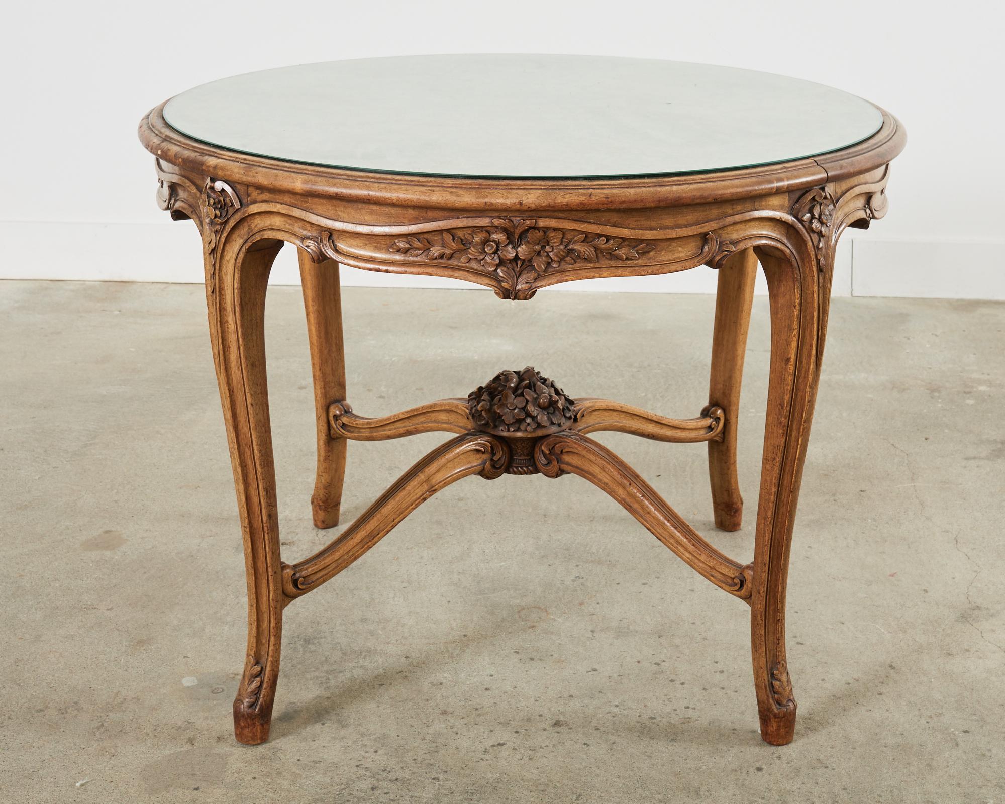 19th Century Country French Provincial Oak Center Table For Sale 14