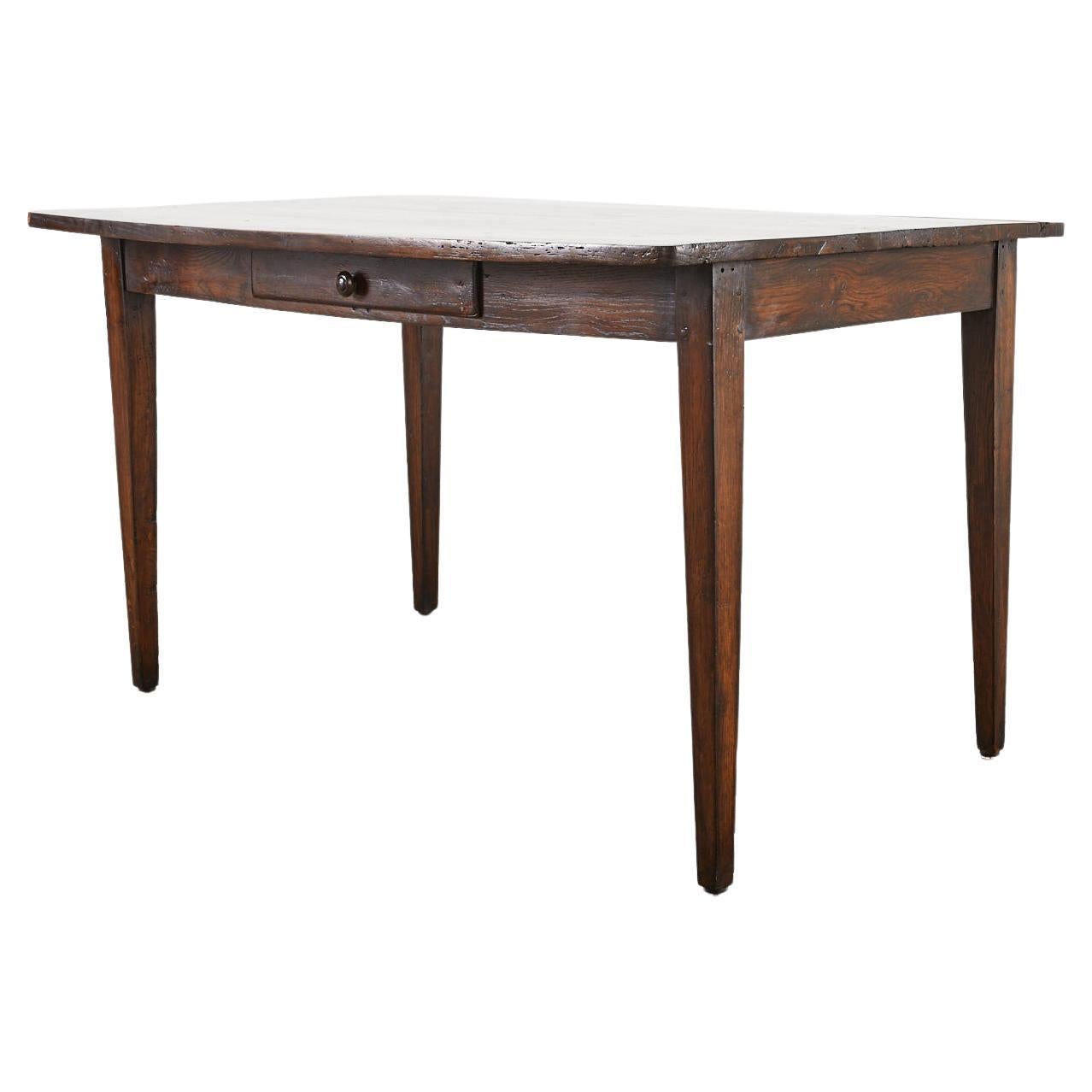 French Provincial Pine Desk For Sale at 1stDibs