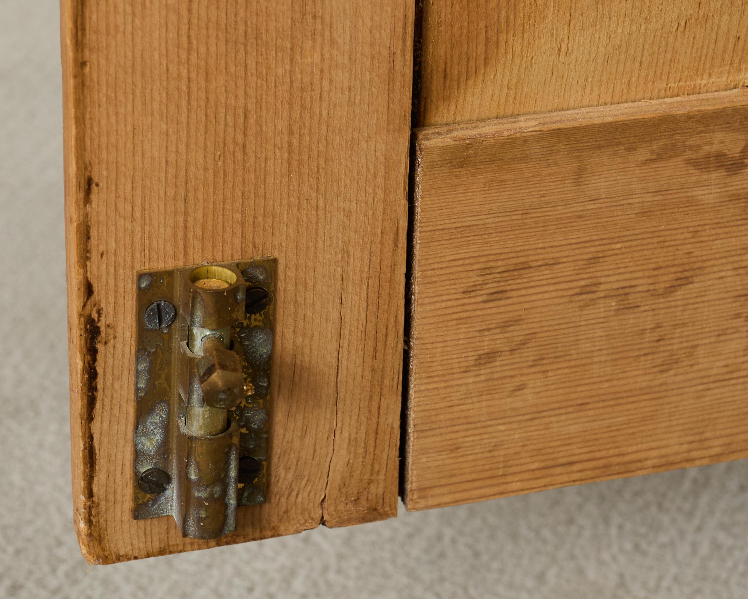 19th Century Country French Provincial Pine Sideboard 7 Ft For Sale 13