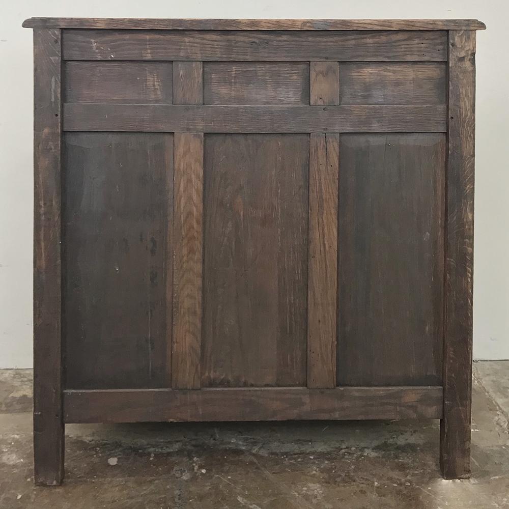 19th Century Country French Provincial Stripped Oak Secretary 6