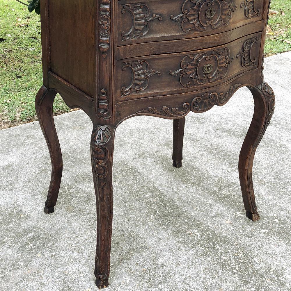 Chestnut 19th Century Country French Regence Commode