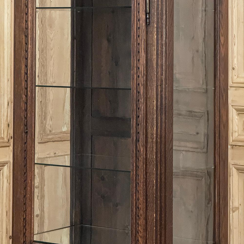 19th Century Country French Regence Vitrine ~ Curio Cabinet For Sale 5
