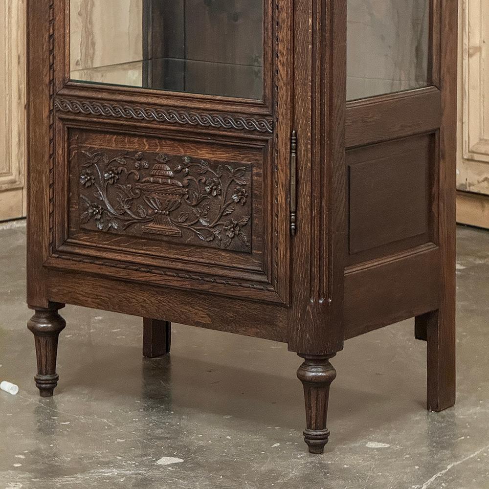 19th Century Country French Regence Vitrine ~ Curio Cabinet For Sale 6