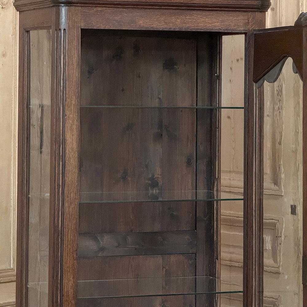 19th Century Country French Regence Vitrine ~ Curio Cabinet For Sale 12