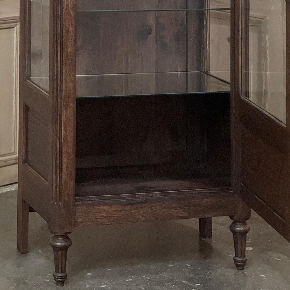 19th Century Country French Regence Vitrine ~ Curio Cabinet For Sale 13
