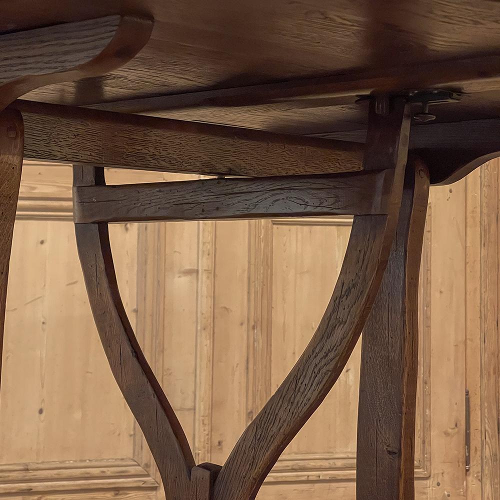19th Century Country French Tilt-Top Wine Tasting Table 6