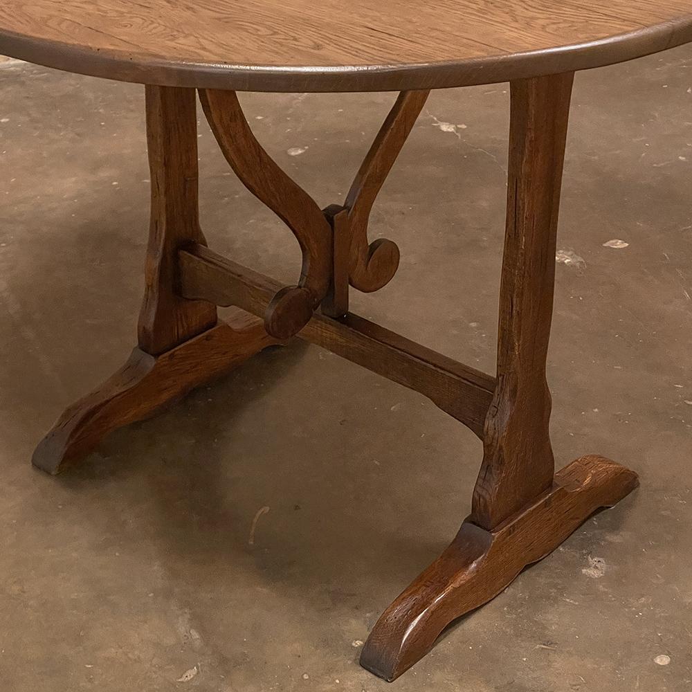 19th Century Country French Tilt-Top Wine Tasting Table 7