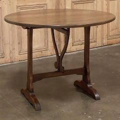 19th Century Country French Tilt-Top Wine Tasting Table