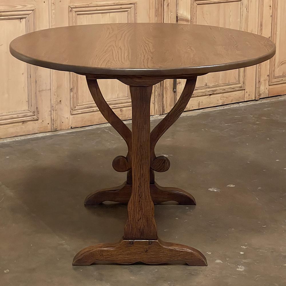 Hand-Crafted 19th Century Country French Tilt-Top Wine Tasting Table