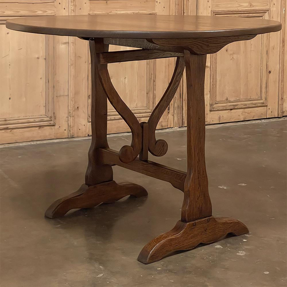 19th Century Country French Tilt-Top Wine Tasting Table 2