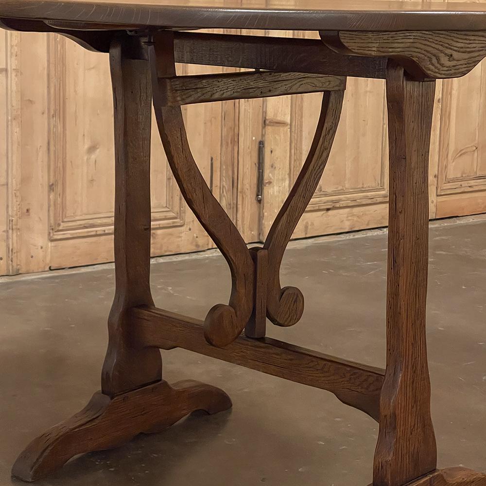 19th Century Country French Tilt-Top Wine Tasting Table 3
