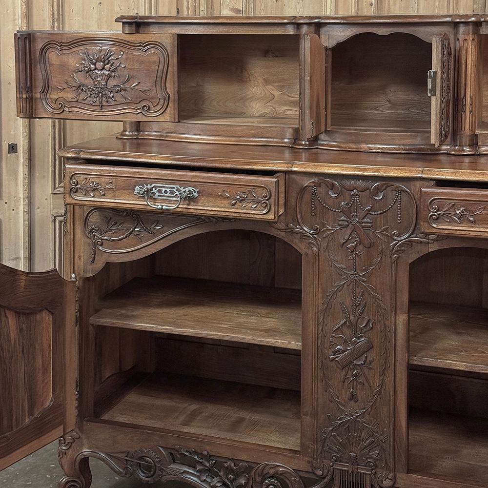 Buffet in noce francese del XIX secolo a Glissant in vendita 6