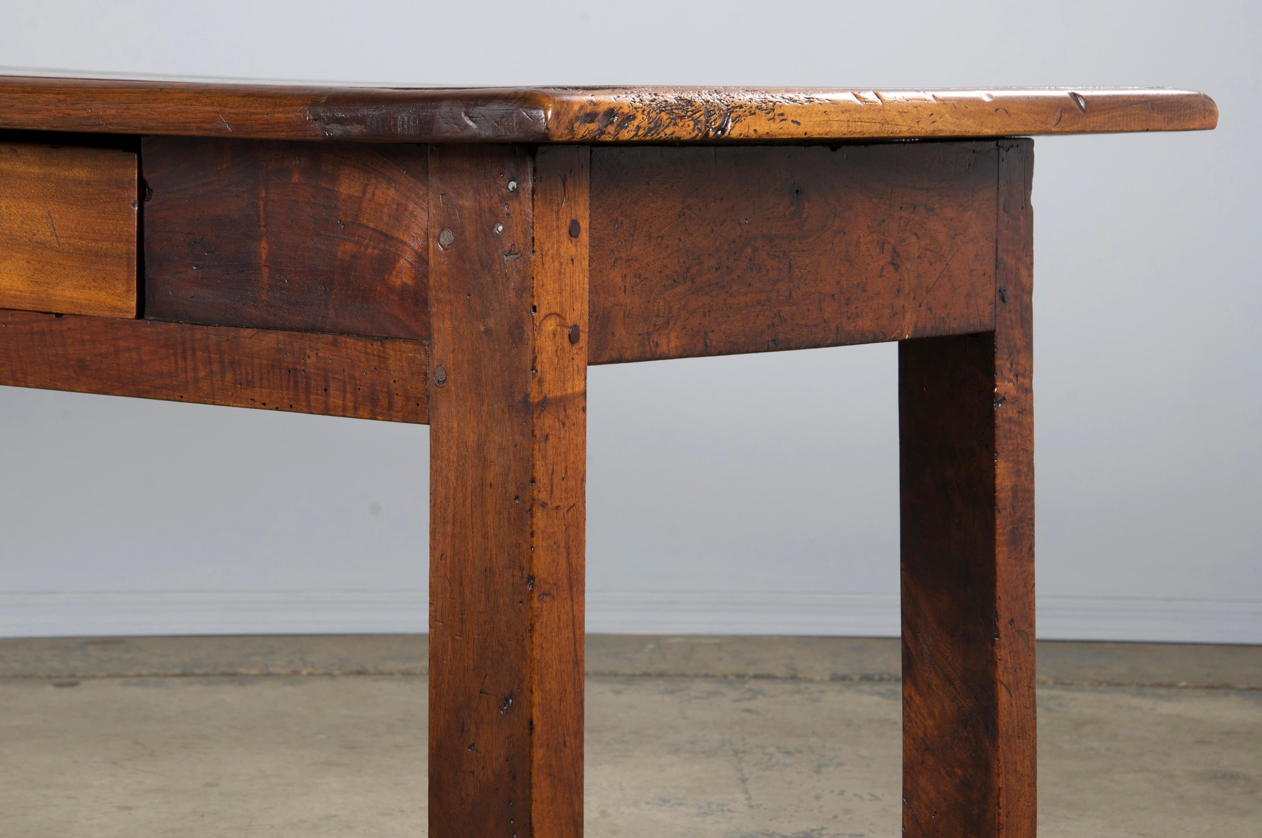 19th Century Country French Walnut Farmhouse Trestle Table 12