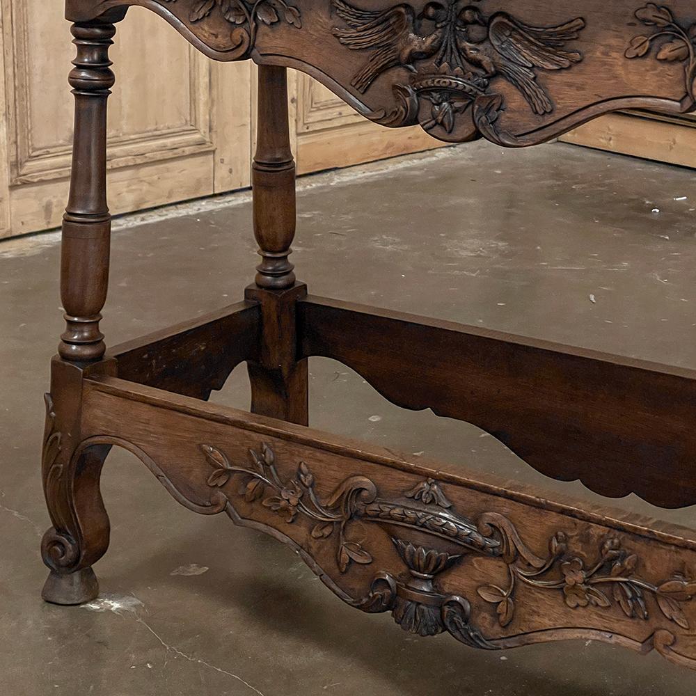 19th Century Country French Walnut Petrin ~ Doughbox For Sale 11