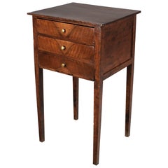 19th Century Country French Walnut Side Table