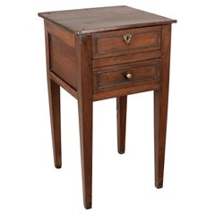 19th Century Country French Walnut Side Table