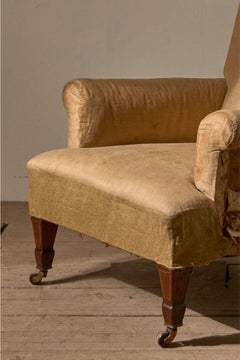 Sillón de casa de campo del siglo XIX, obra de James Shoolbred