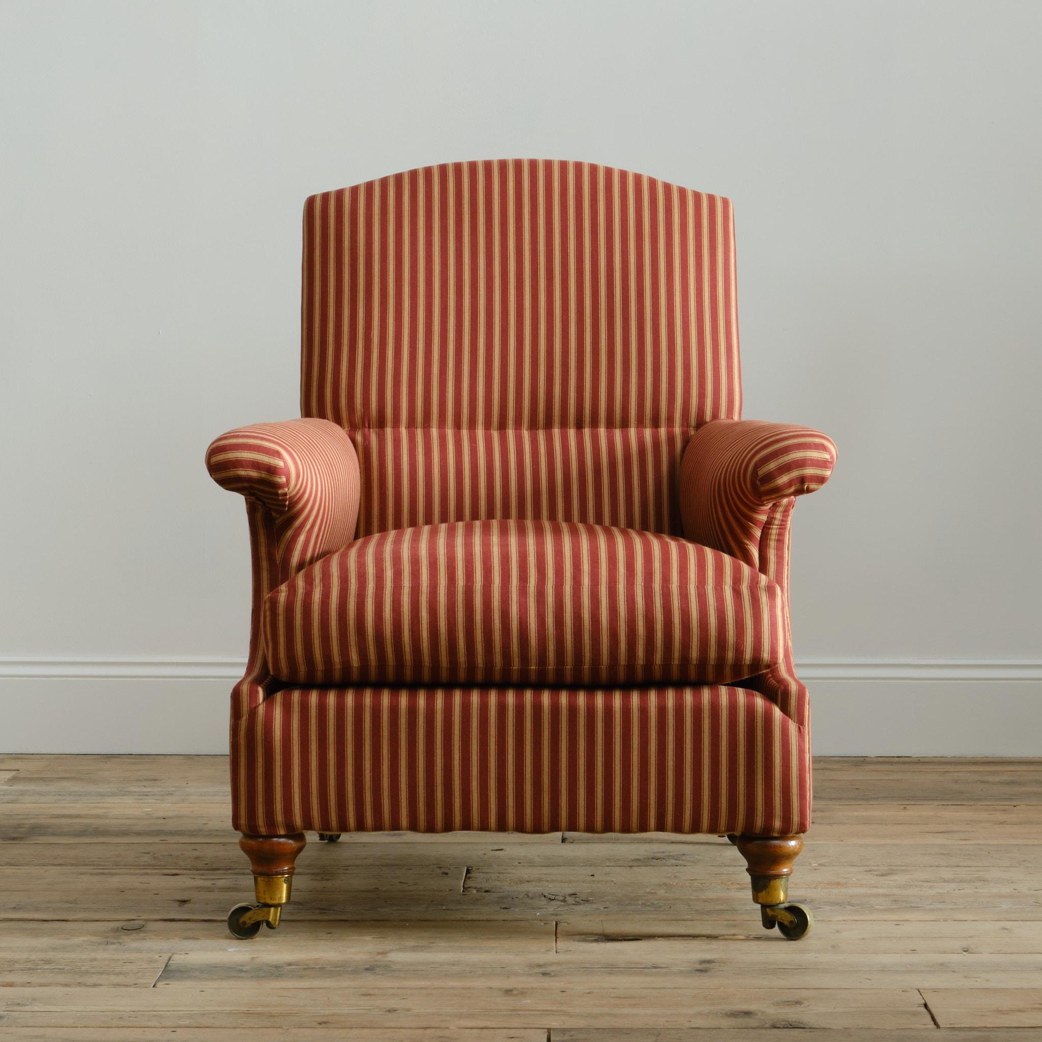Victorian 19Th Century Country House Armchair For Sale