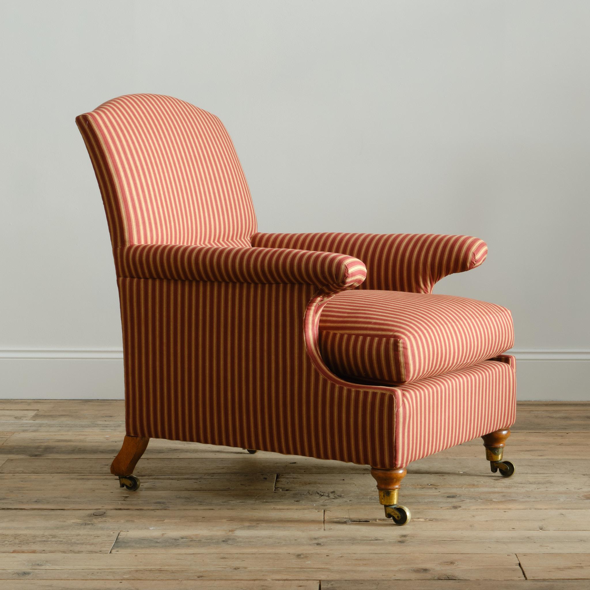 British 19Th Century Country House Armchair For Sale