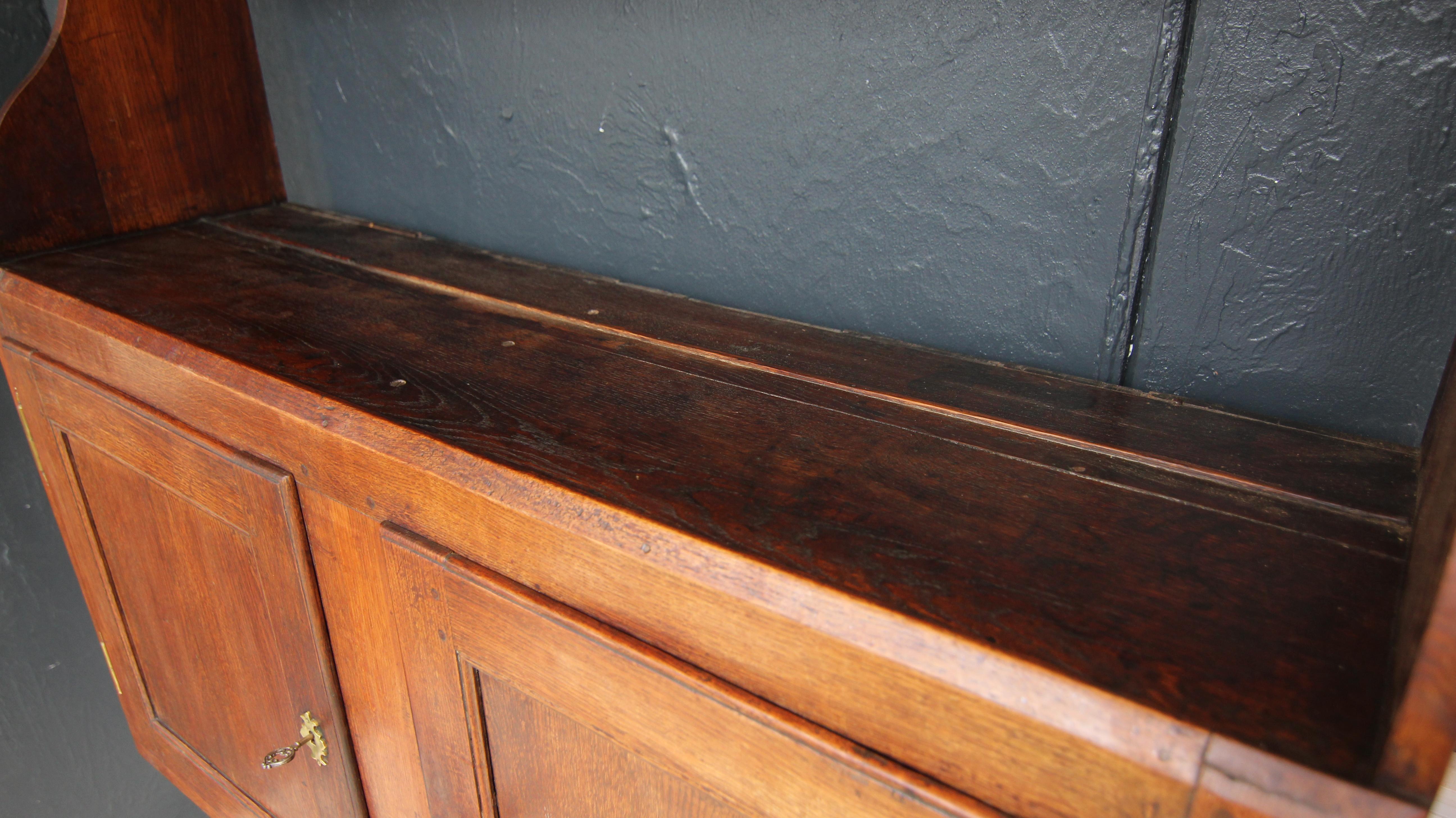 19th Century Country House Pantry Cupboard Made of Oak 9