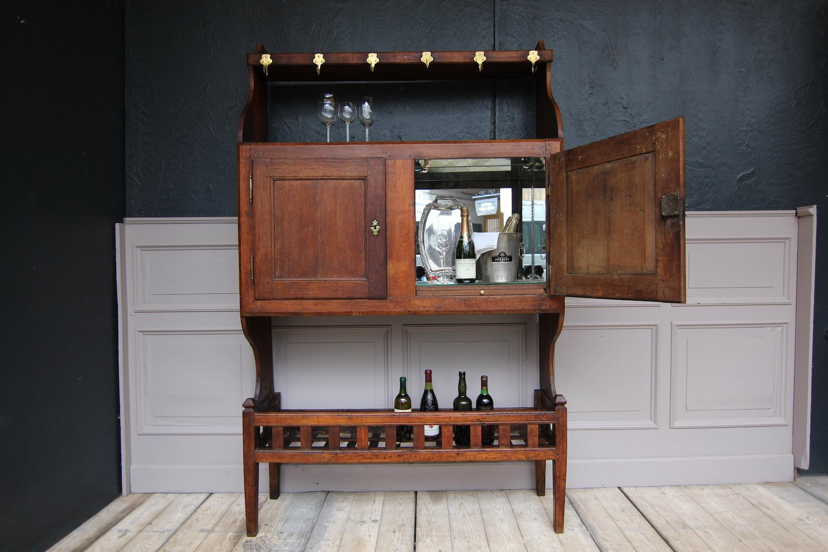 oak pantry cupboard