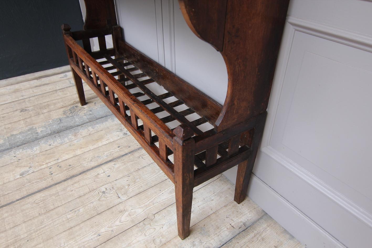 19th Century Country House Pantry Cupboard Made of Oak 3