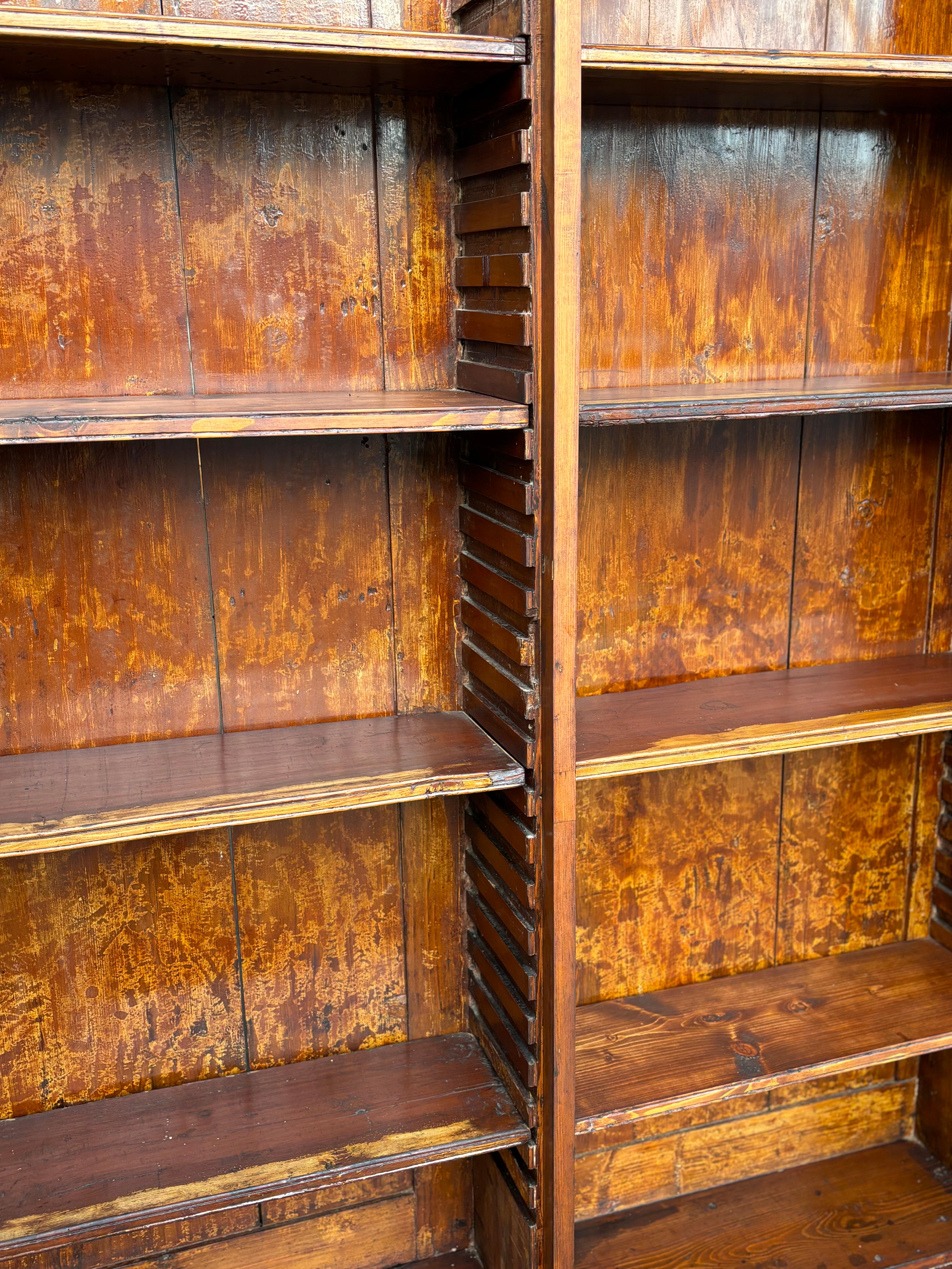 19th Century Country House Pine Display Bookcase In Good Condition For Sale In Petworth,West Sussex, GB