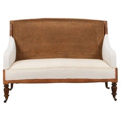 19th Century Country House Sofa with Removable Arms