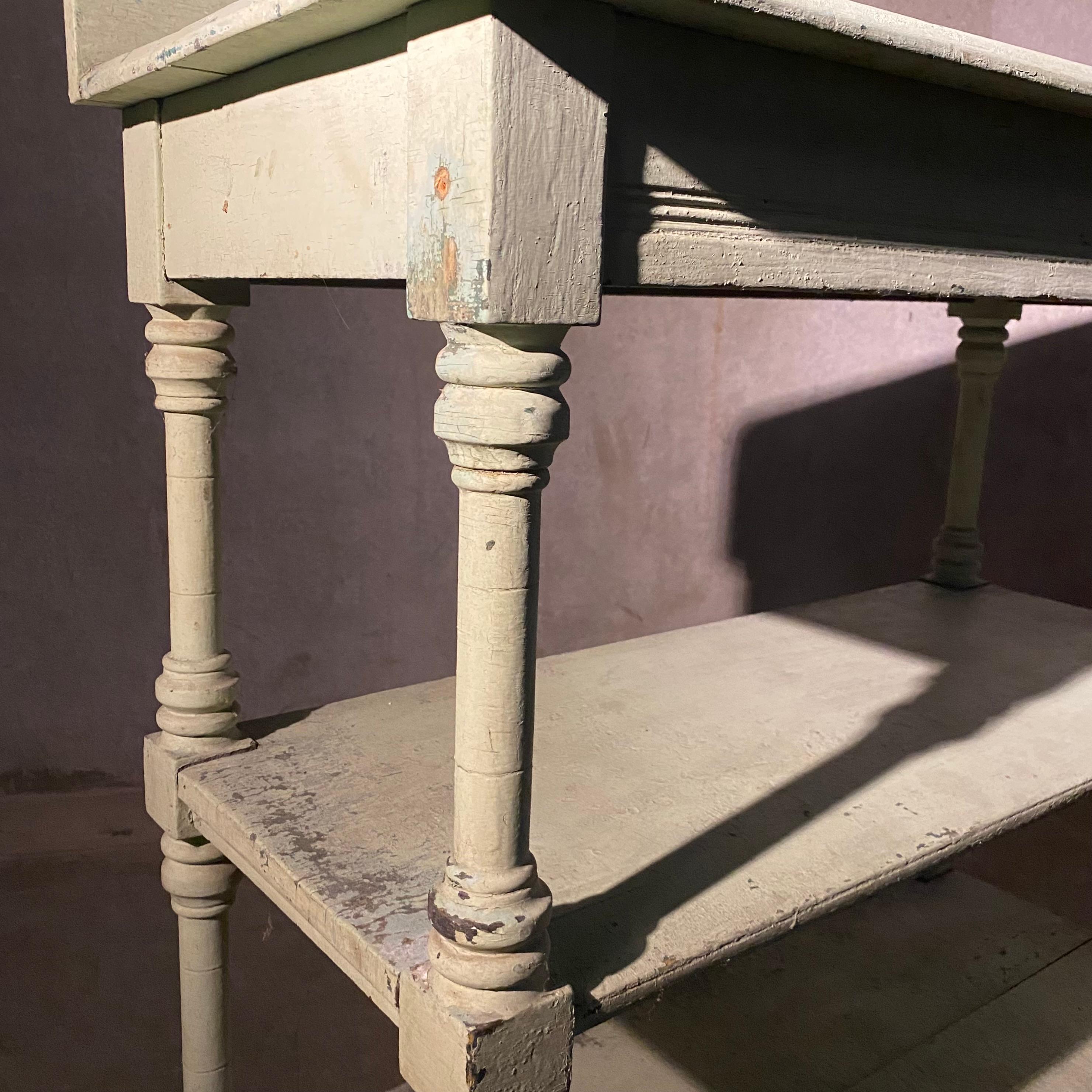 19th century country Server sideboard  In Good Condition In Surrey, BC