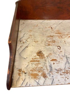 19th Century Country Sheraton Grain Painted Wash Stand