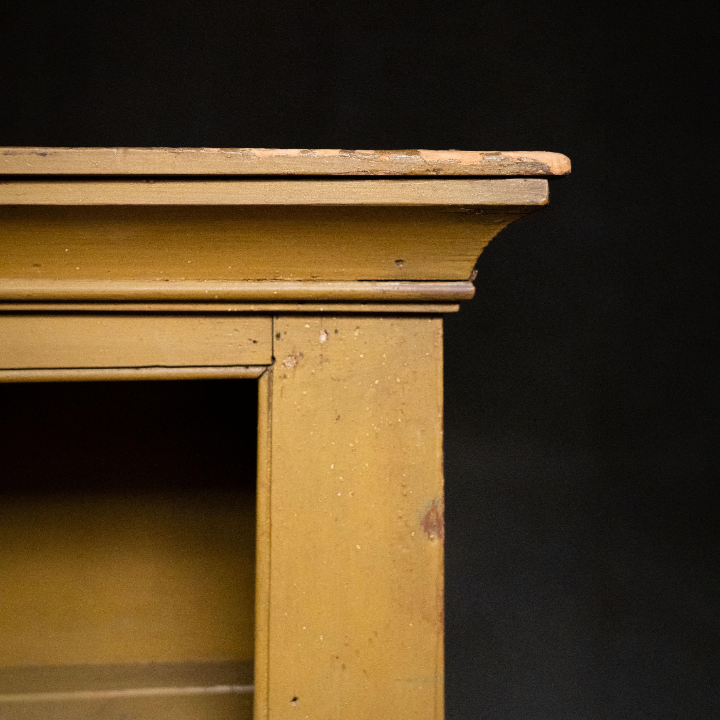 Country 19th century country step back pine cupboard American