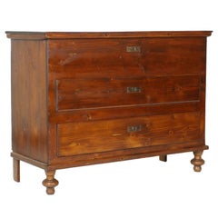 19th Century, Country Sideboard with Drover, in massive wood, Wax Polished