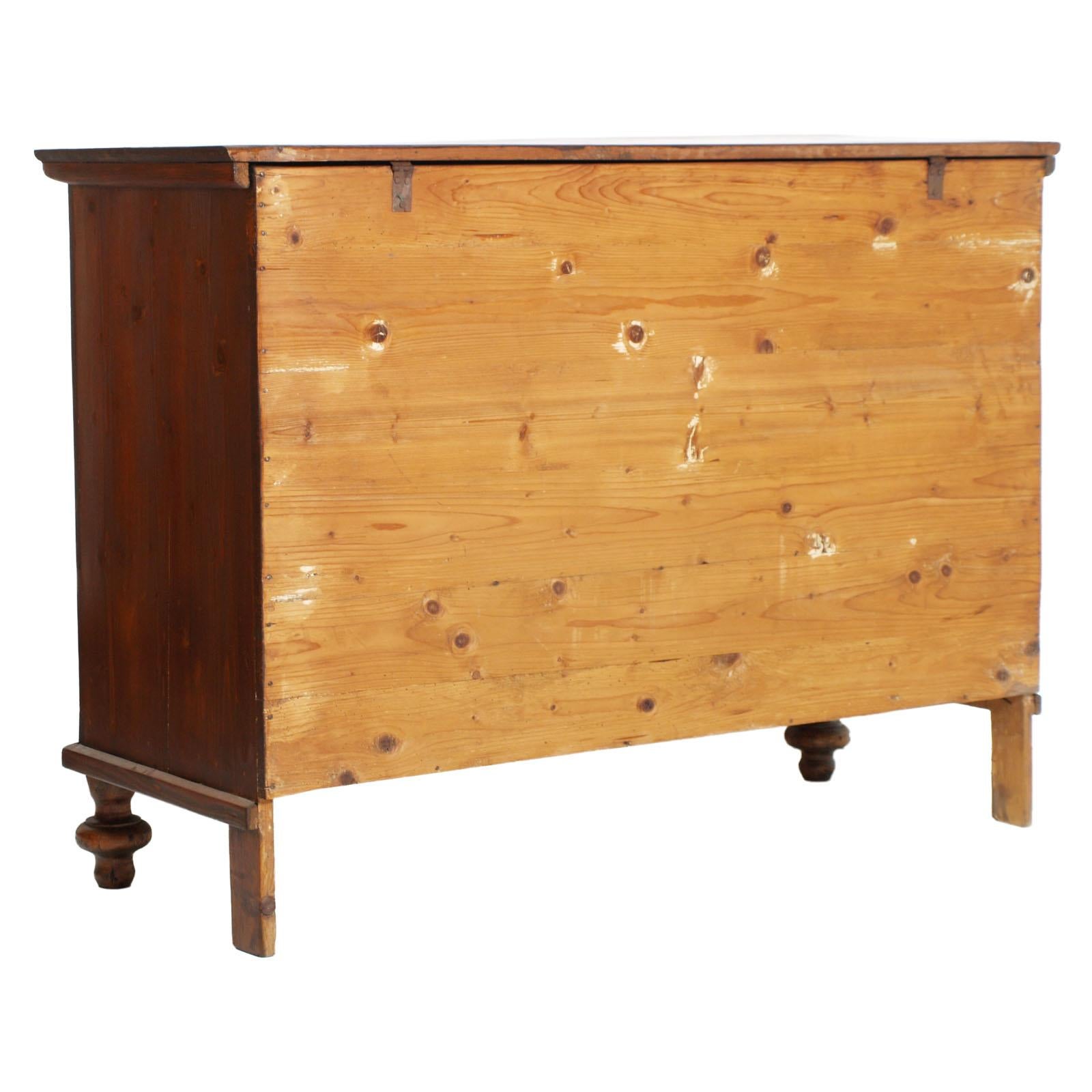 19th Century, Country Sideboard with Drover, in massive wood, Wax Polished For Sale 2