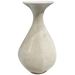 19th Century Cream Vase, Cambodia