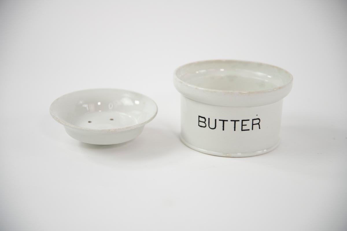 19th Century Creamware Butter Holder 2