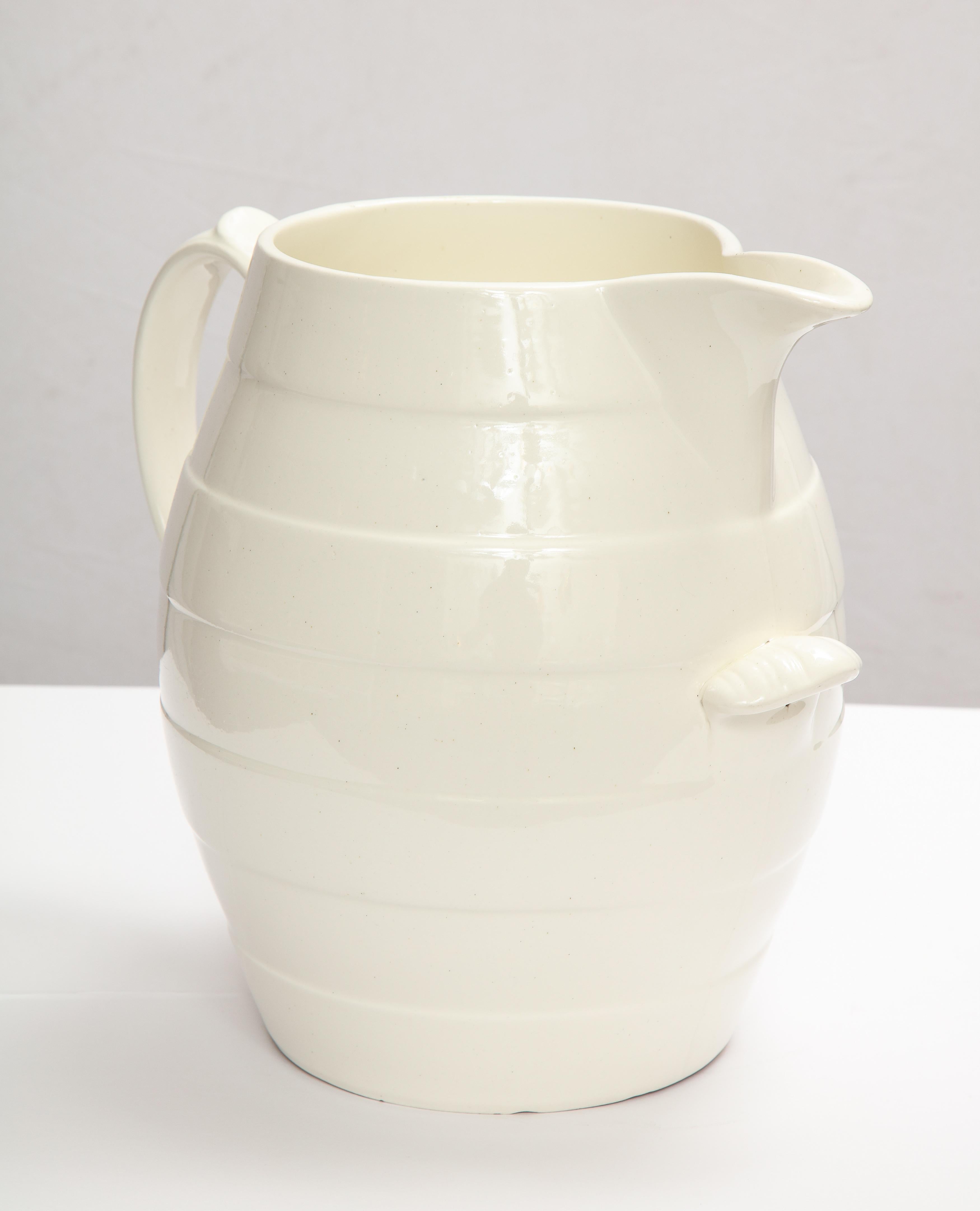 British 19th Century Creamware Jug For Sale