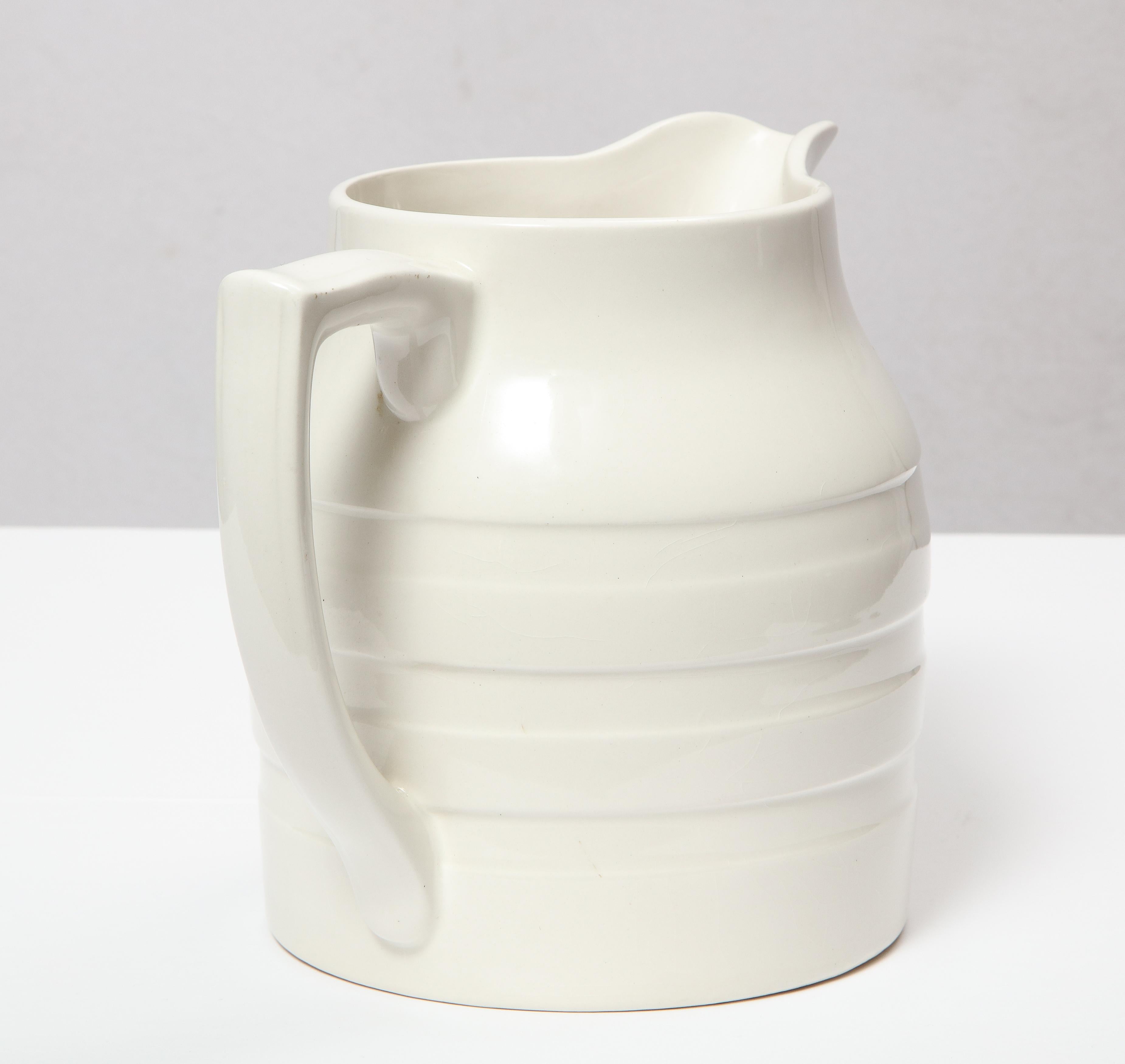 19th Century Creamware Jug In Excellent Condition In New York, NY