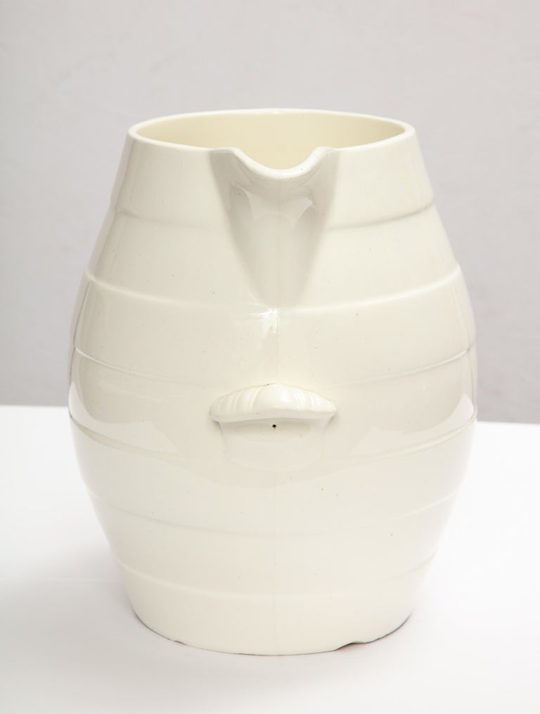 19th Century Creamware Jug In Good Condition For Sale In New York, NY