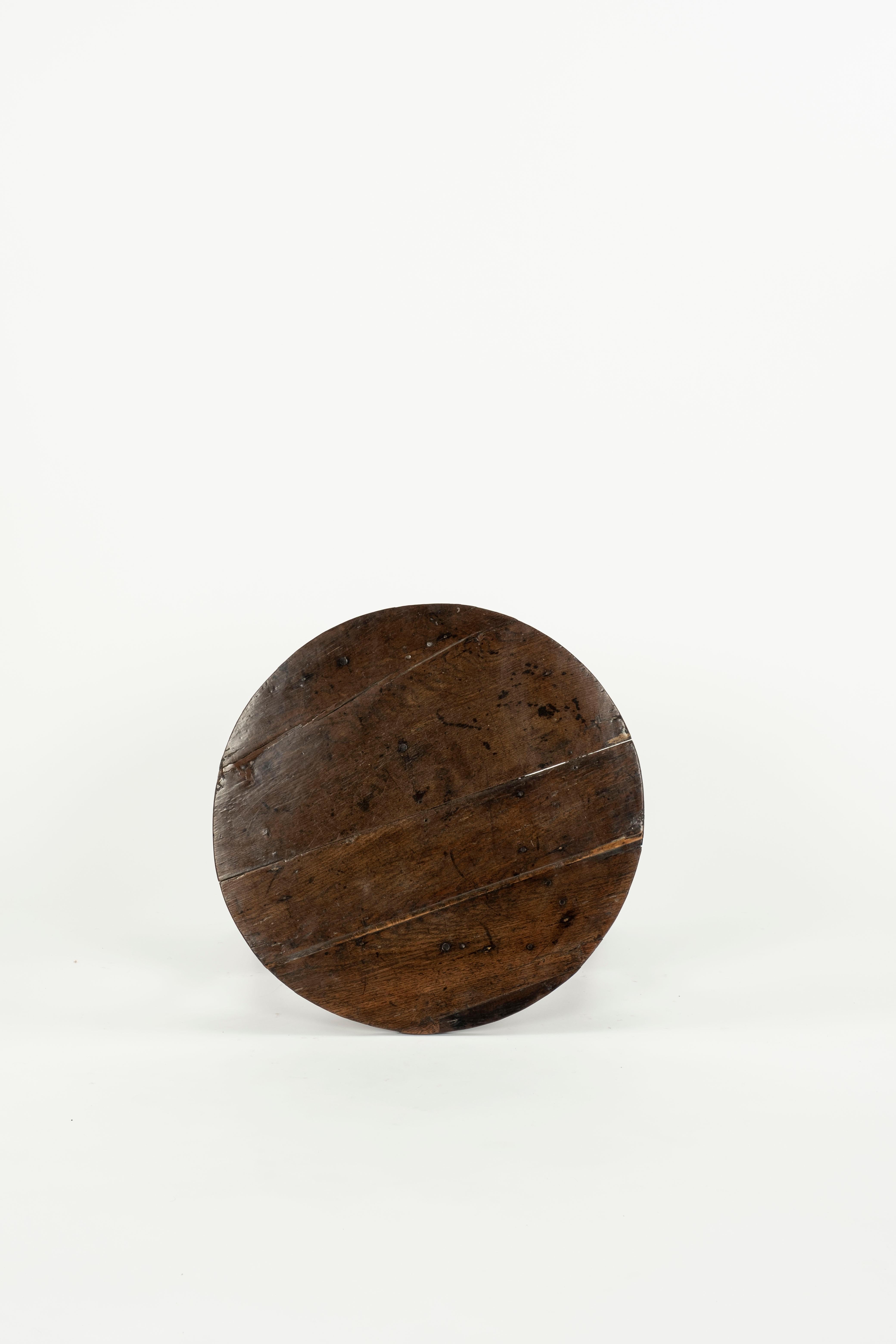 Oak 19th Century Cricket Table For Sale