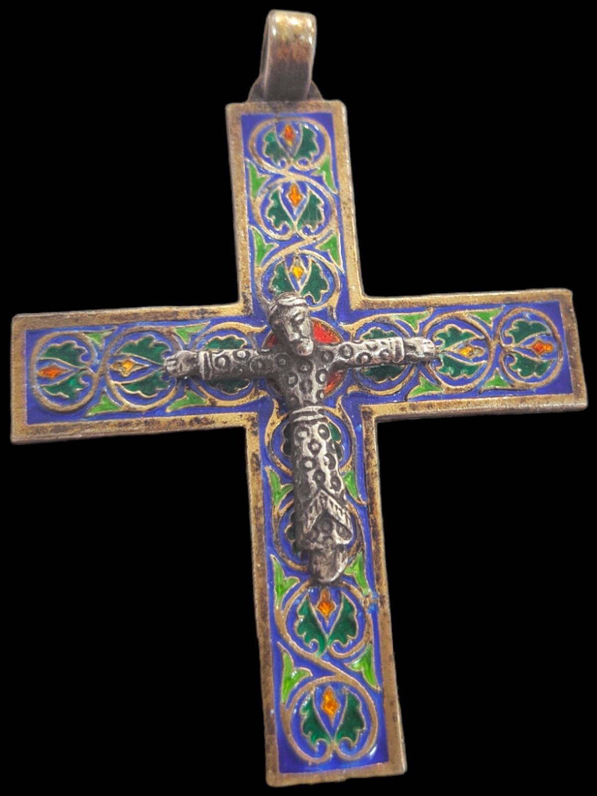 Gothic 19th Century Cross For Sale