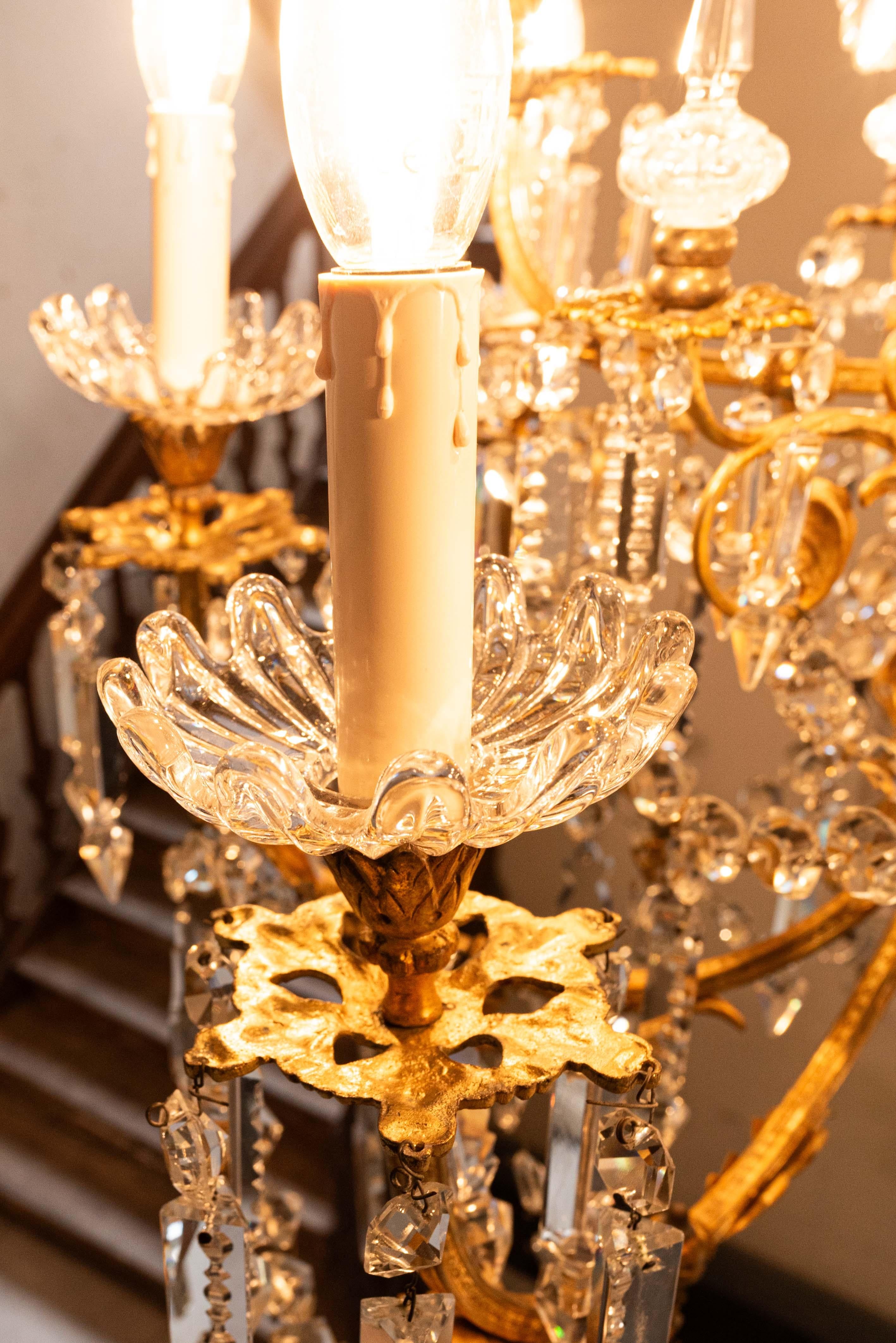 Altro Lampadario di cristallo del XIX secolo in vendita