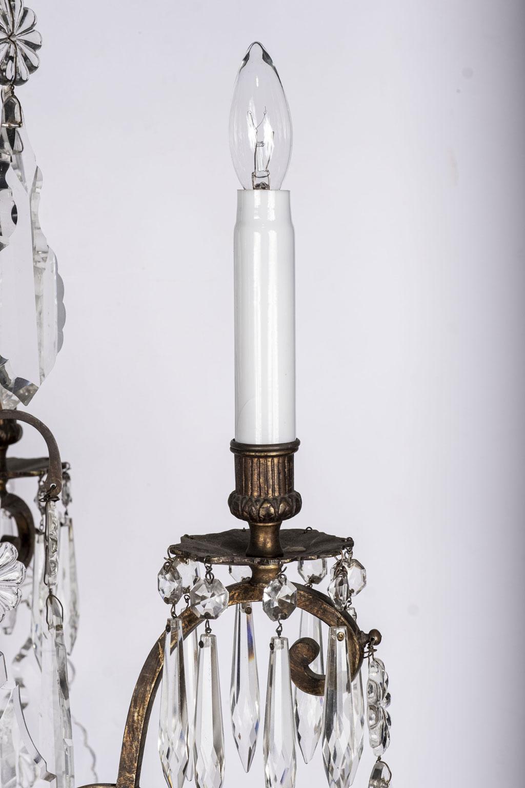 French 19th Century Crystal Chandelier For Sale